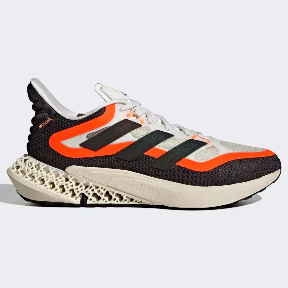 Adidas 4DFWD Pulse 2 Running Shoes White Black Orange Sz 13 GX9285